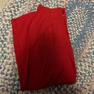 Free People Red Pants